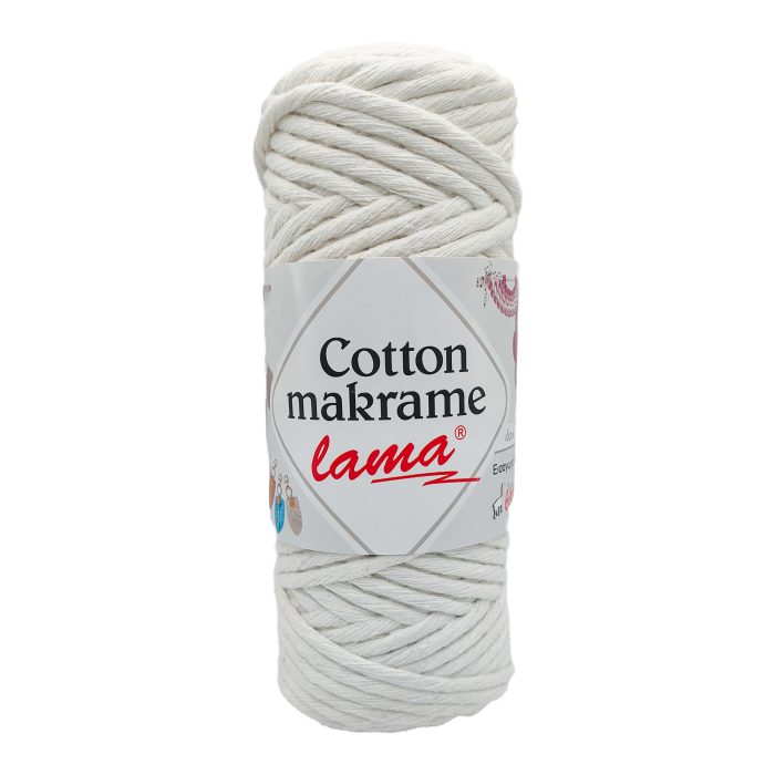 νήματα Lama cotton makrame 82 εκρου Edit