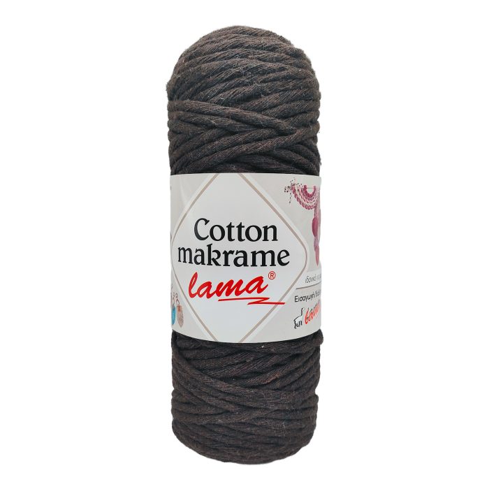 νήματα Lama cotton makrame 94 καφε Edit