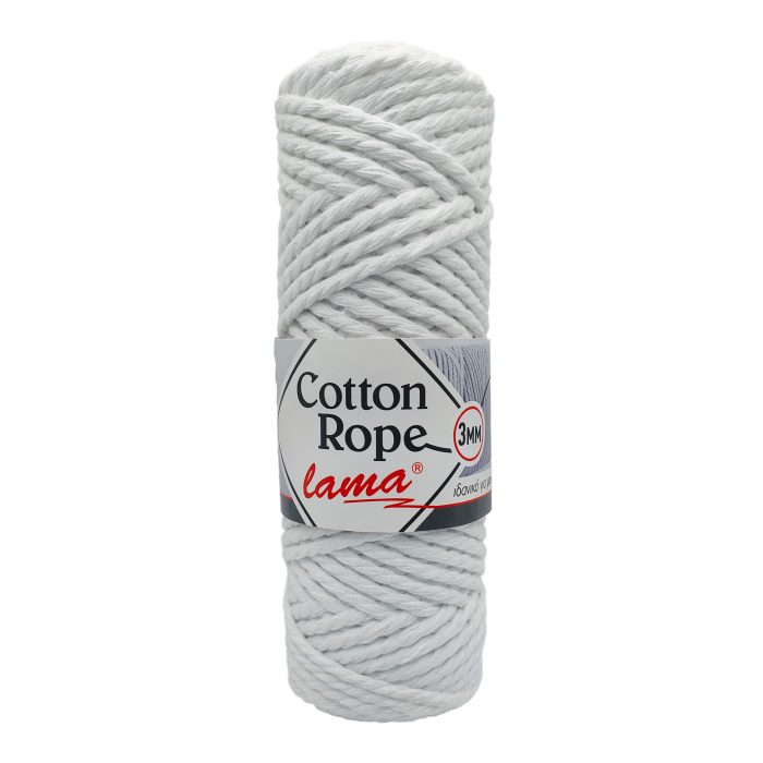 νηματα Lama cotton Rope 40 λευκο Edit