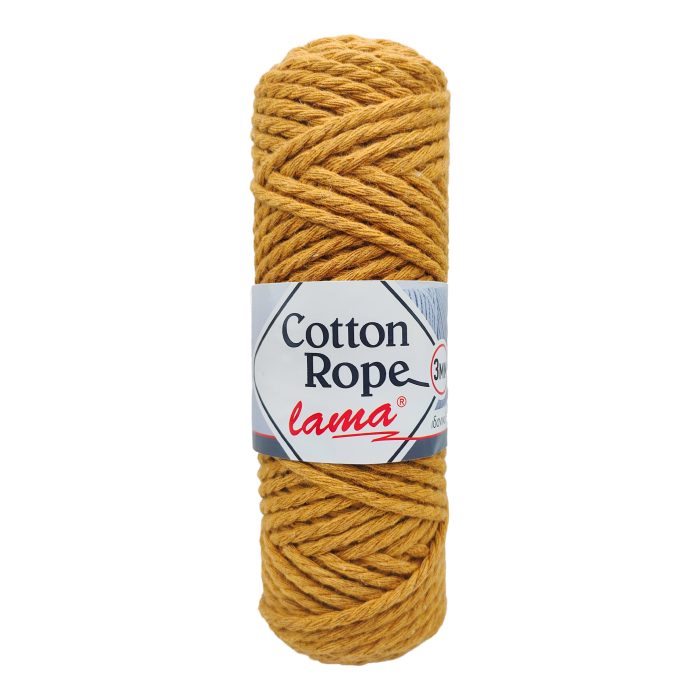 νηματα Lama cotton Rope 45 μουσταρδι Edit